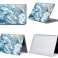 Alogy Hartmarmorhülle für MacBook Air 13 2019 Marmor blau 01 Bild 5