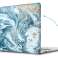 Alogy Hartmarmorhülle für MacBook Air 13 2019 Marmor blau 01 Bild 3