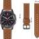 Alogy Lederarmband für Samsung Watch Active 2 (20mm) Braun Bild 2