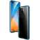 Magnetische glazen behuizing Dr.Fit dubbelzijdig voor Huawei P40 Blauw foto 2
