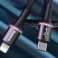 1m Baseus Halo USB-C zu Lightning PD Power Delivery Led Kabel 18W Czar Bild 4
