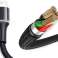 Baseus Halo USB Lightning 2A 3m καλώδιο, LED-backlit μαύρο εικόνα 3