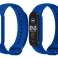 Alogy mīkstās gumijas siksna Xiaomi Mi Band 5/6 Navy attēls 1