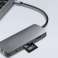 Sovitin Alogy HUB 9in1 HDMI 4K RJ45 USB-C PD 3xUSB AV SD/TF/microSD kuva 1