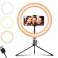 Ring LED Photo Lamp Apexel APL-FL10JJ13Y + Tripod Pi image 1