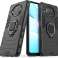 Case Alogy Stand Ring Armor voor Xiaomi Mi 10T Lite zwart foto 1