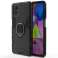 Case Alogy Stand Ring Armor Samsung Galaxy M51 mustalle kuva 2