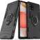 Alogy Stand Ring Armor -kotelo Samsung Galaxy A42 5G mustalle kuva 1