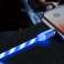 2m Alogy cable magnetic luminous USB to Lightning cable Blue image 4