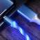 2m Alogy cable magnetic luminous USB to Lightning cable Blue image 5