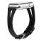 Lærrem Alogy-skinn til Apple Watch 42/44/45/49mm svart bilde 1
