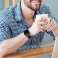Sportowy pasek Alogy gumowy do Apple Watch 42/44/45/49mm Granatowy zdjęcie 3