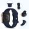 Sportowy pasek Alogy silikonowy do Apple Watch 38/40/41mm Granatowy zdjęcie 1