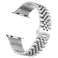 Armbånd Alogy stålrem for Apple Watch 42/44/45/49mm sølv bilde 1