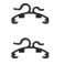 Pinces de câble clip portable 2x organisateur Alogy pour Oculus Quest photo 2