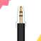 Alogy Lightning câble 100cm vers AUX mini jack 3.5mm Noir photo 2