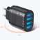Alogy 4x USB Quick Charge 3.0 2.4A Γρήγορος Φορτιστής Τοίχου Μαύρος εικόνα 5