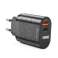 Cargador de CA Alogy rápido USB + USB-C Tipo C QC 3.0 PD 20W Negro fotografía 5