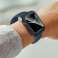 Alogy 2in1 Case + Glas voor Apple Watch 7 41mm Zwart foto 6