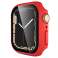 Alogy 2en1 Housse + Verre pour Apple Watch 7 41mm Rouge photo 1