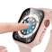 Alogy 2-i-1-veske + glass til Apple Watch 7 41 mm rosa bilde 2