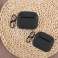 Alogy Nylon Case Beschermhoes voor Apple AirPods 3 2021 Zwart foto 3