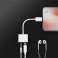 Adapter 2in1 adapter Alogy Lightning Mini Jack 3,5 mm Audio Vit bild 4