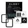2x Alogy 3D Flexibles Glas für Xiaomi Amazfit Bip U / Bip U Pro Schwarz Bild 4
