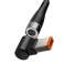 Cable magnético de zinc baseus, conector USB-C a DC rectangular, fotografía 1
