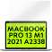 Alogy лаптоп защитно фолио за Apple Macbook Pro 13 M1 2021 A2338 картина 2
