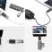 Adapter adapter Alogy omvandlare USB-A 3.0 till USB-C Typ C Svart bild 2