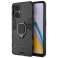 Alogy Stand Ring Armor Case für Oppo Reno7 Lite 5G Schwarz Bild 1