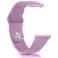 Bracelet de sport universel Alogy Strap pour Smartwatch 20mm Lavande photo 4