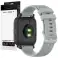 Bracelet universel Alogy Strap avec boucle pour smartwatch montre 18mm gris photo 1