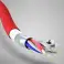 Cable de carga rápida USB a USB-C tipo C de 90 ° Transmisión QC 2 fotografía 3