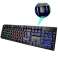 RGB-Gaming-Tastatur mit Hintergrundbeleuchtung Schwarz Bild 2