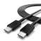 USB-C a USB-C Tipo C Cable Cargador rápido PD 1m Negro fotografía 1