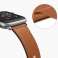 Alogy Leather Strap Band leer voor Apple Watch 1/2/3/4/5/6/7/8/SE foto 2