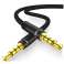 Audiokabel 2x Klinkenbuchse - Klinke 3,5mm langes Kabel AUX Starkes Geflecht 1, Bild 1
