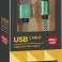 DEFENDER USB AM-TYPE C CABLE 1.0m 2.1A VERDE fotografía 2
