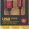 DEFENDER USB-KABEL AM-MICRO BM 1.0m 2.1A ROT Bild 1