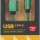 DEFENDER USB KABEL AM-MICRO BM 1.0m 2.1A GRÜN Bild 1