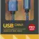 DEFENDER USB KABEL AM-MICRO BM 1.0m 2.1A BLAU Bild 1