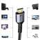 Καλώδιο 2m νάιλον πλεξούδα ενισχυμένο HDMI 8K 60Hz 48Gbps 2.1 καλώδιο για εικόνα 3