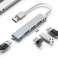 HUB Alogy USB zu 4 USB 3.0 USB-A 5 GB / s Port Splitter Adapter Bild 2