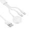 3in1 kabel 2x Lightning + inductieve oplader voor Apple Watch iWatch pr foto 2