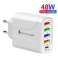 Wandlader 48W Snellader 4x USB 1x USB-C QC 3.0 Power Deliv foto 5