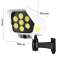Solar Lamp Dummy Camera 113 LED SMD 2835 500lm 8m with ruc sensor image 1
