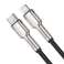 Cavo USB-C per Lightning Baseus Cafule, PD, 20W, 0,25 m (nero) foto 1