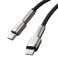Cavo USB-C per Lightning Baseus Cafule, PD, 20W, 0,25 m (nero) foto 2
